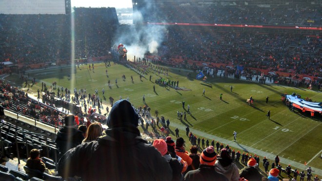 Here come the players!