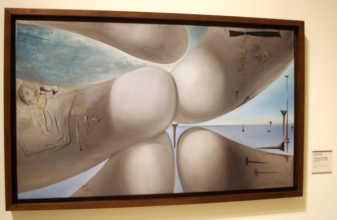 Inside the exhibit was this Dali (non-flash photography was allowed)